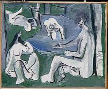 Haga click para ver la imagen ampliada manet19fra picassole dejeuner sur l'herbe d'apres manet 1961musee picasso 2.jpg